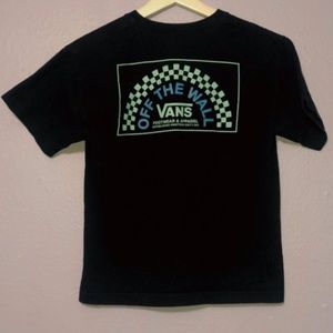Boys t-shirt with arched checkerboard logo